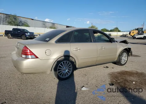 2005 Mercury Montego Premier from USA, damaged, VIN 1MEFM42115G606299